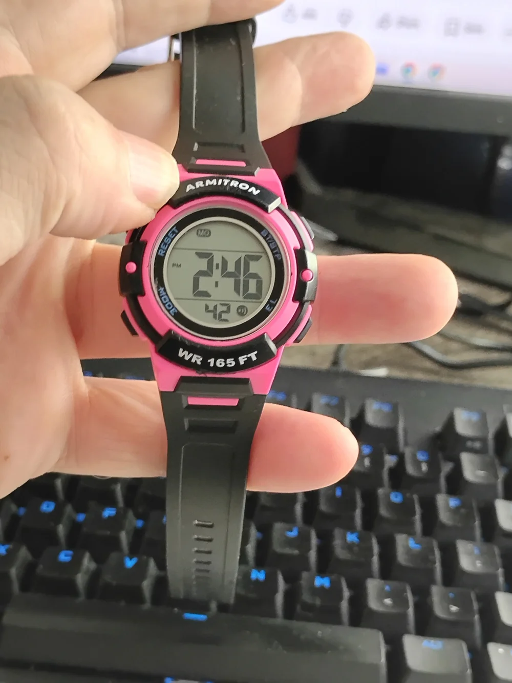 Armitron Pink Digital Sports Watch - Water Resistant